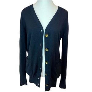 Nanette Lapore Black Cardigan with Buttons XS
